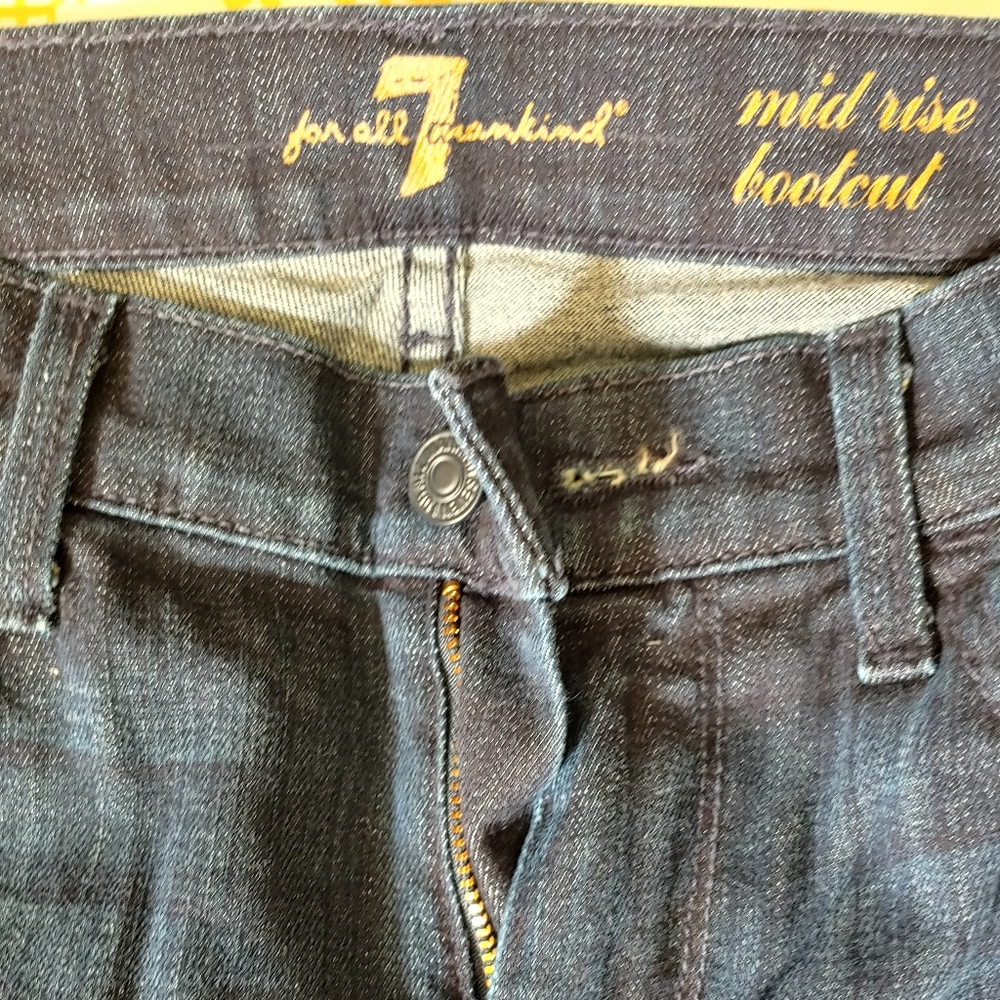 7 for all mankind flare leg jeans